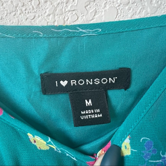 I Heart Robson Green Floral Maxi Dress - Picture 7 of 8